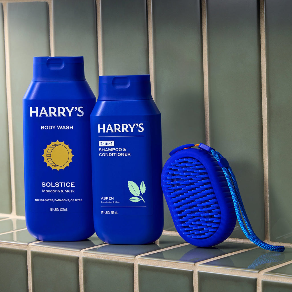 Head to Toe Scrubber Set - Barbershop Style Body Wash