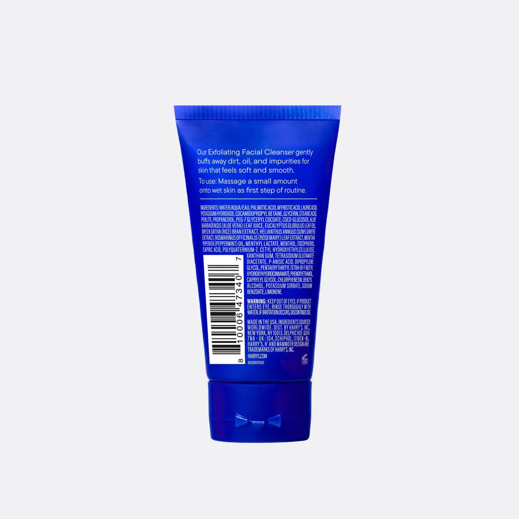 Exfoliating Facial Cleanser 5.1oz - Face Ready Travel Shave Kit