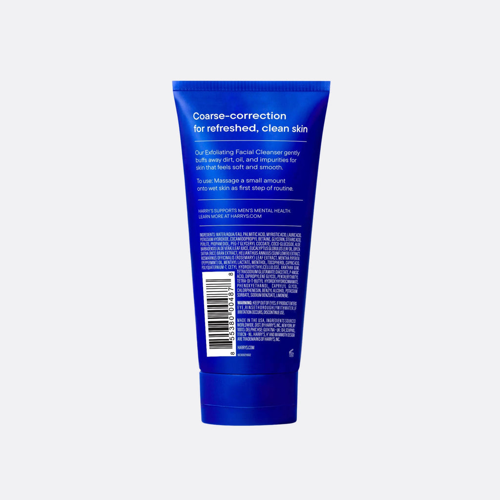 Exfoliating Facial Cleanser 5.1oz - Face Ready Travel Shave Kit