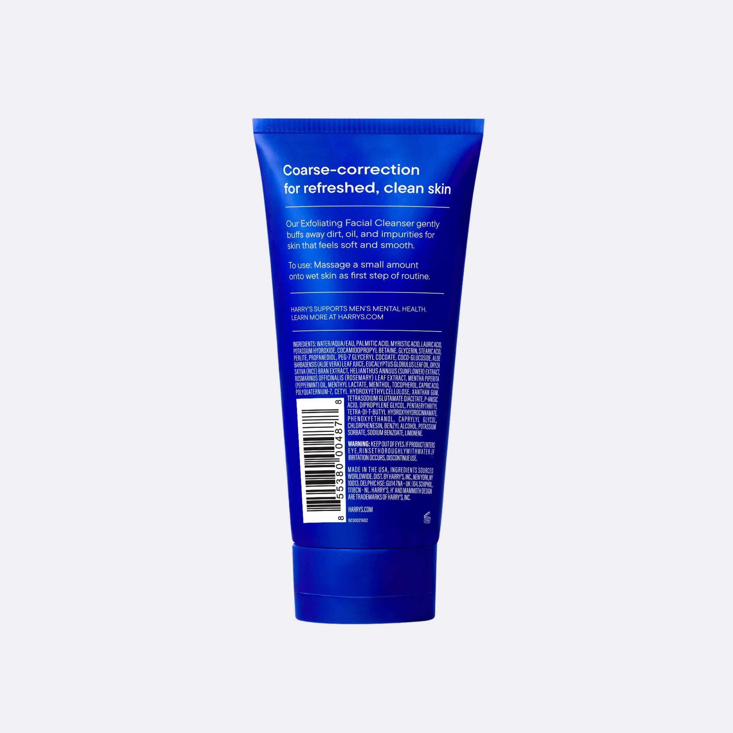 Exfoliating Facial Cleanser 5.1oz - Face Ready Travel Shave Kit