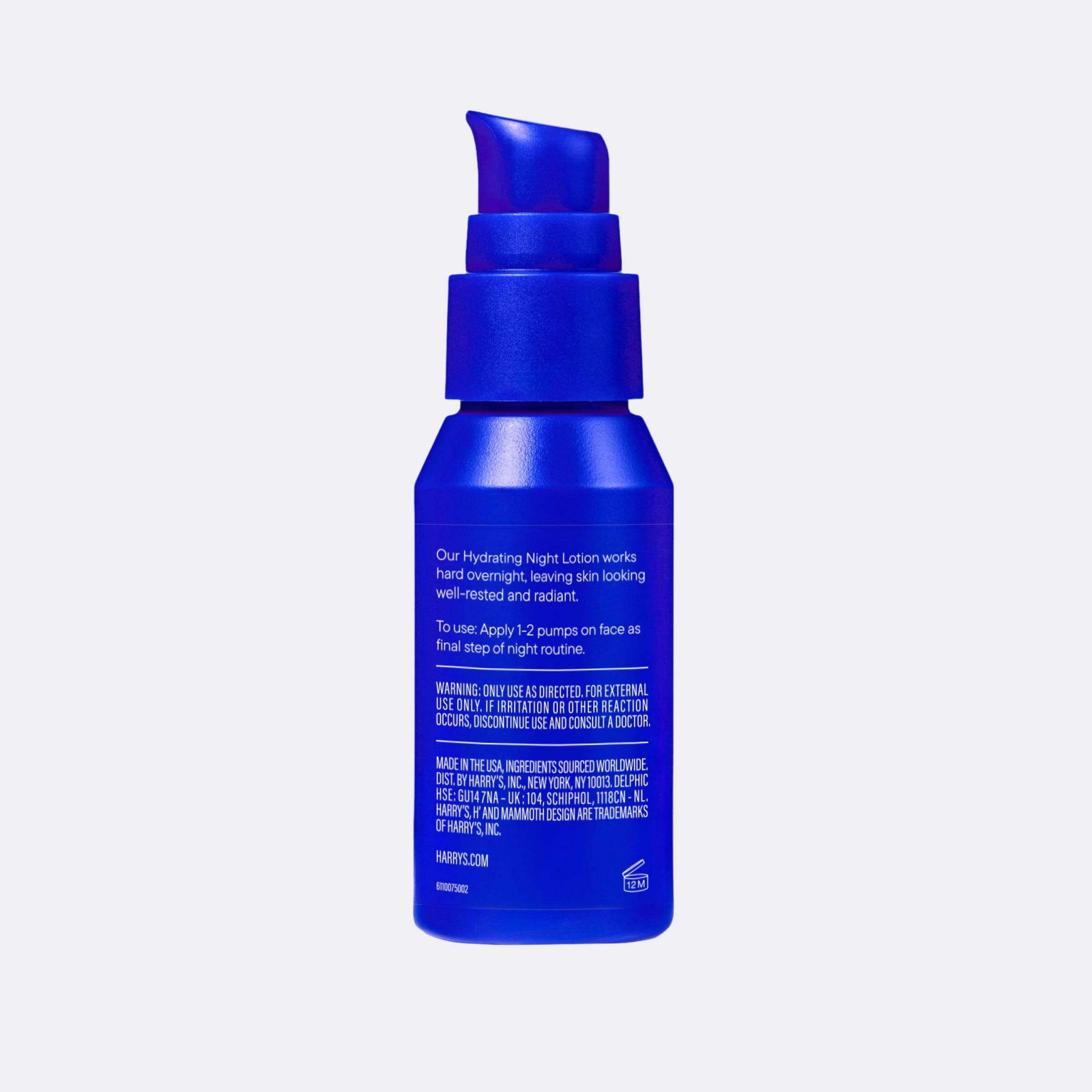 Hydrating Night Lotion 1.7oz - Grooming Face Wash