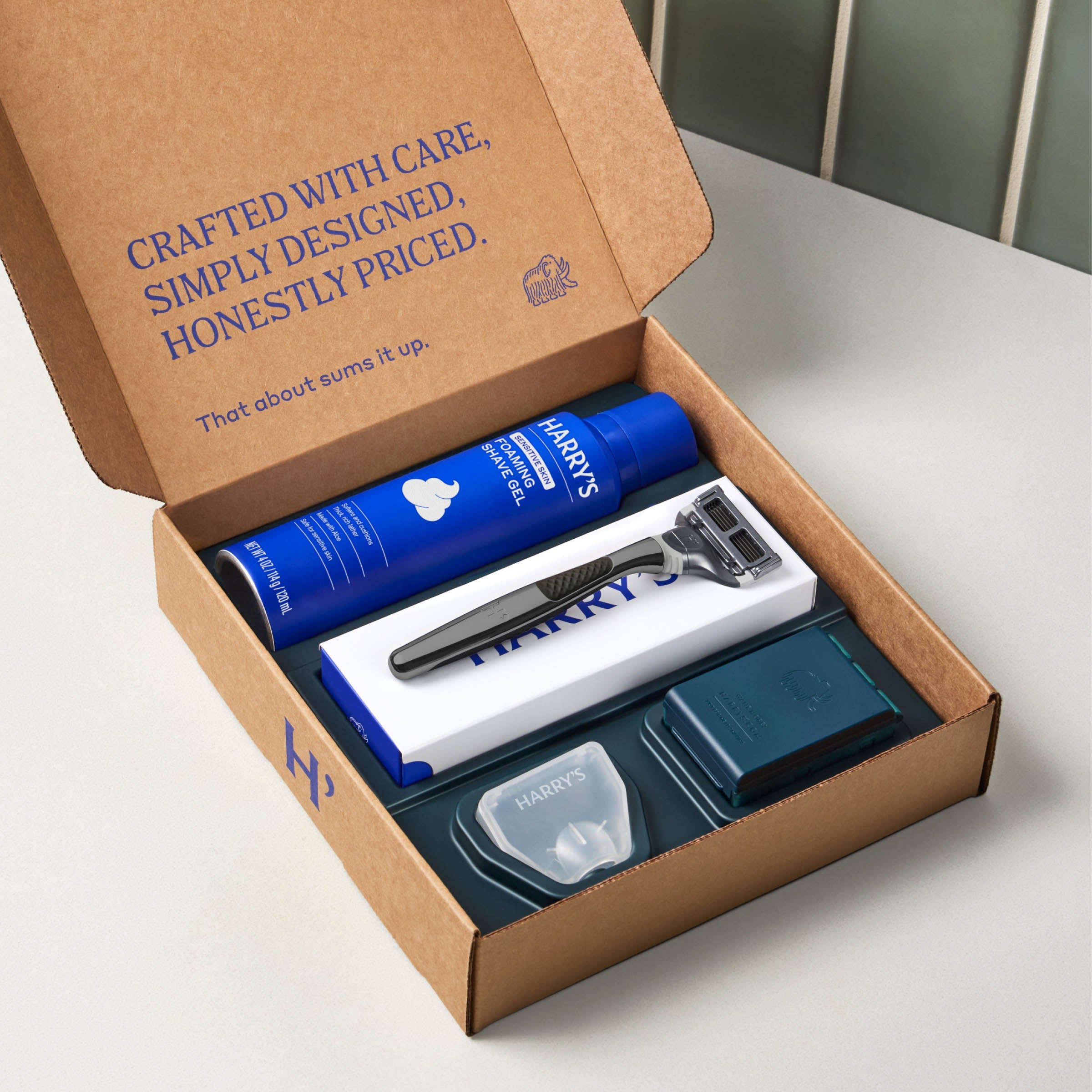 Harry's Original Shave Set - Routine Ready Razor Handle