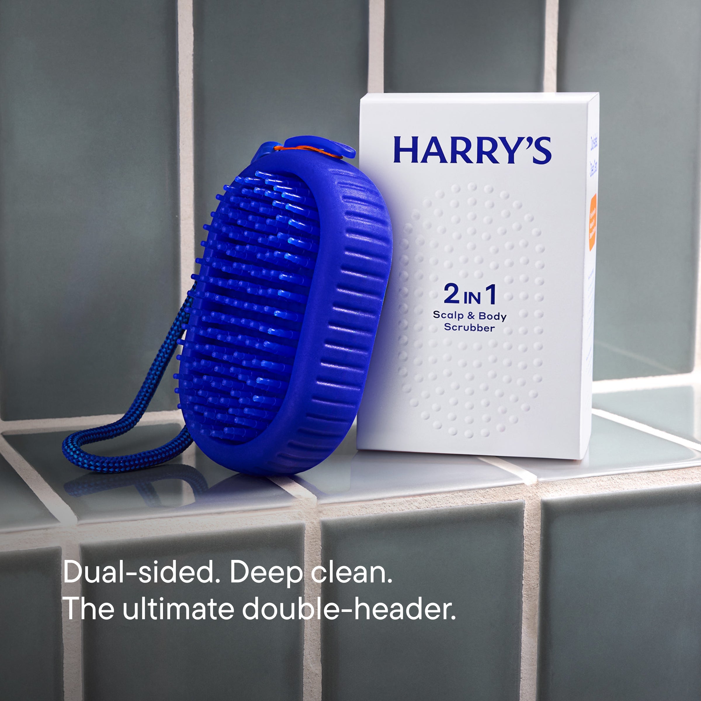 Harry’s 2 In 1 Scalp & Body Scrubber - Easy Easy Grip Razor