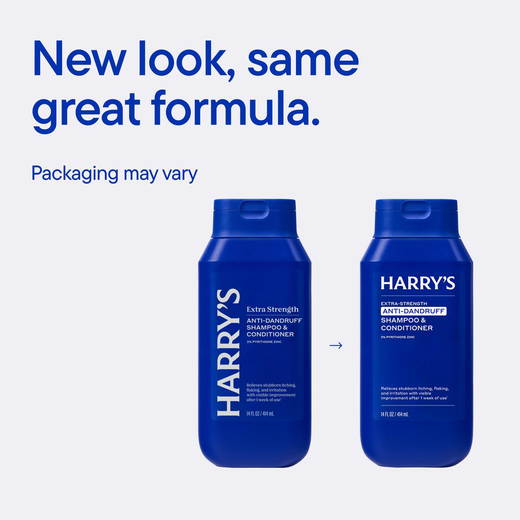 Extra Strength Anti-Dandruff Shampoo & Conditioner - Easy Shave Gel