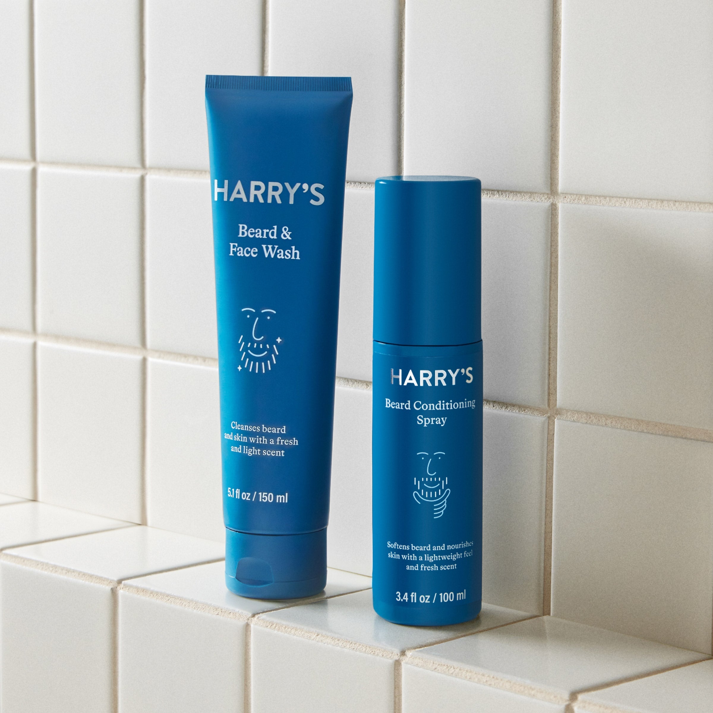 Beard Care Bundle - Skin Friendly Bathroom Grooming Kit