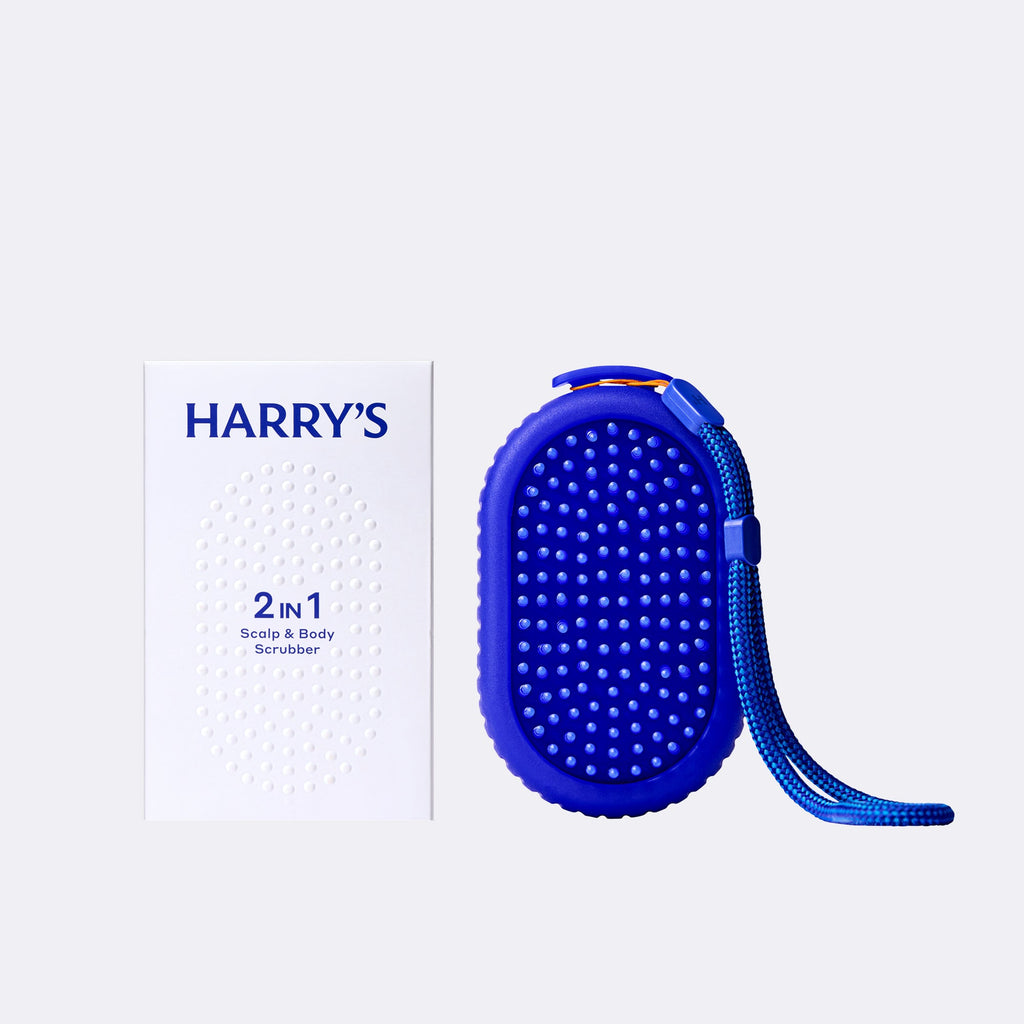 Harry’s 2 In 1 Scalp & Body Scrubber - Easy Easy Grip Razor