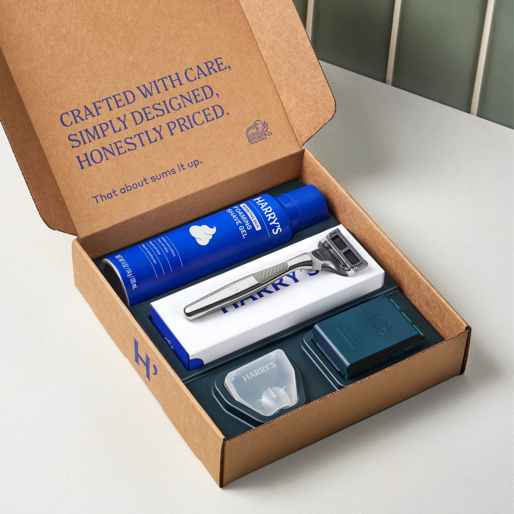 Harry's Original Shave Set - Routine Ready Razor Handle